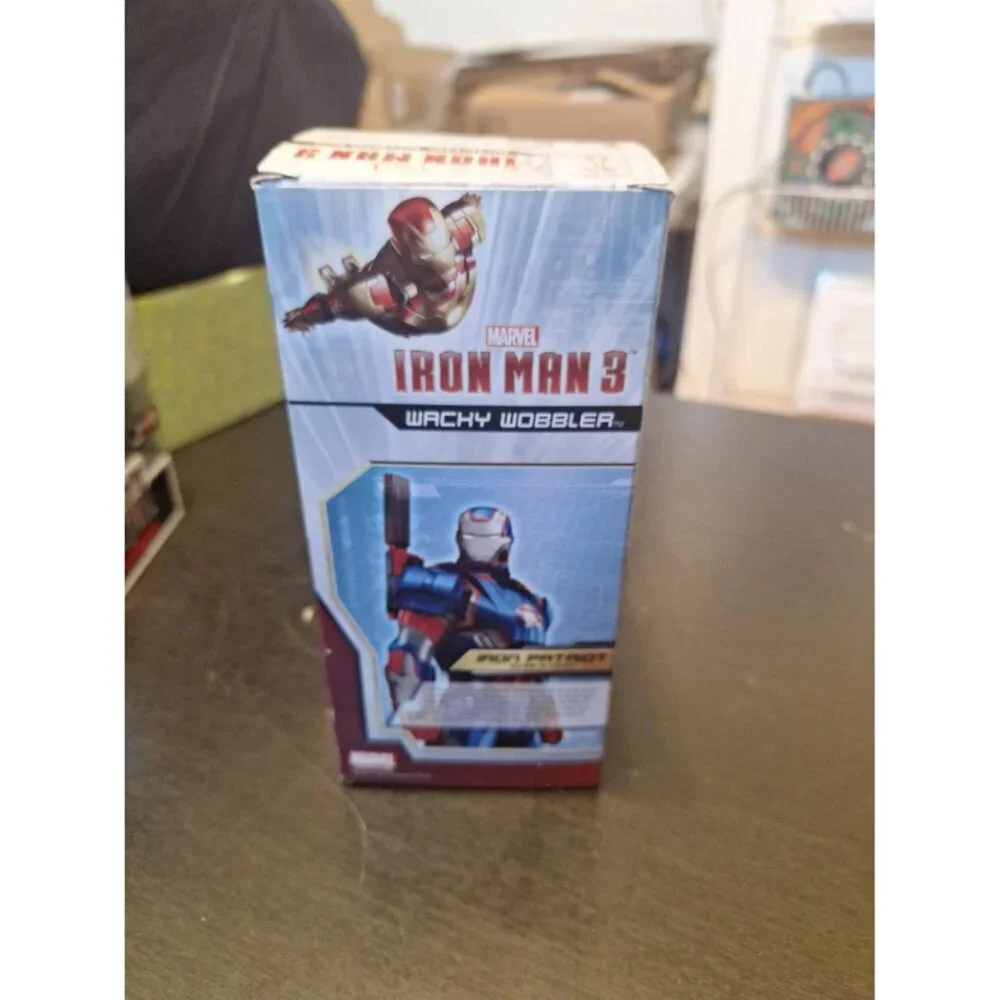 Funko Wacky Wobbler Iron Patriot Bobble Head Iron Man 3 Avengers